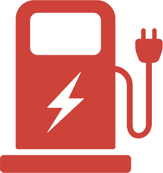 Illustration of EV charger
